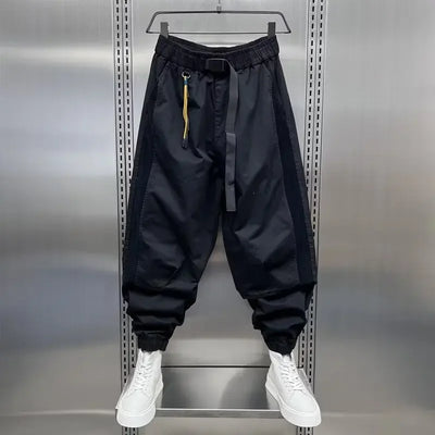 Baggy Pants - Men's Elastic Waist Loose Fit Track Pants-Grace Aura