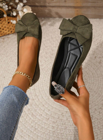 Ballerina Shoes | Bow Tie | Orthopedic | Ballet Flats | Women's Shoes-Grace Aura