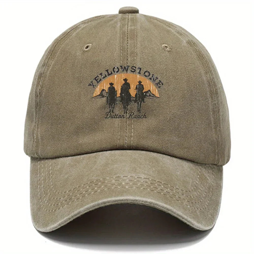 Baseball Cap - Adjustable - Washed - Baseball Hats - Men's Cap-Grace Aura