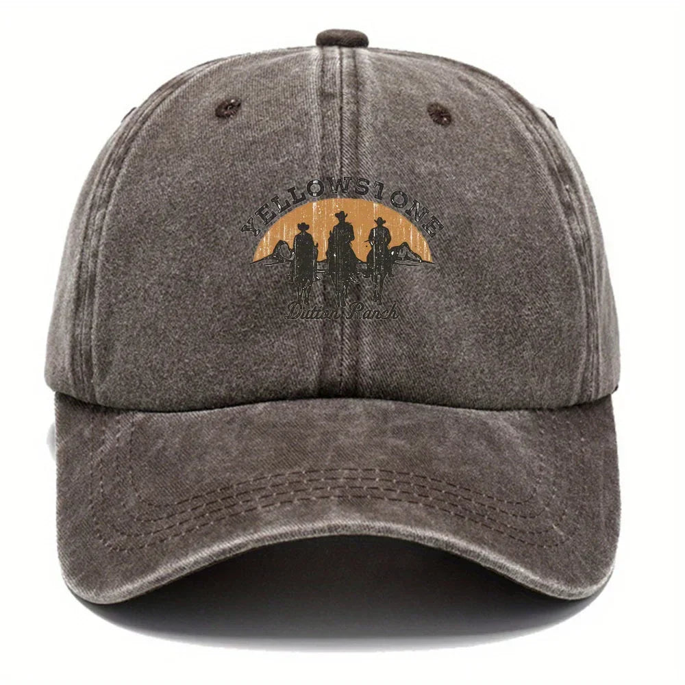 Baseball Cap - Adjustable - Washed - Baseball Hats - Men's Cap-Grace Aura