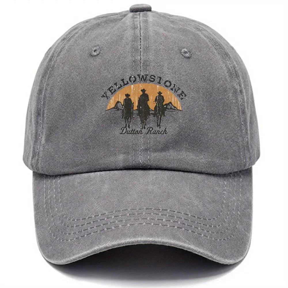 Baseball Cap - Adjustable - Washed - Baseball Hats - Men's Cap-Grace Aura