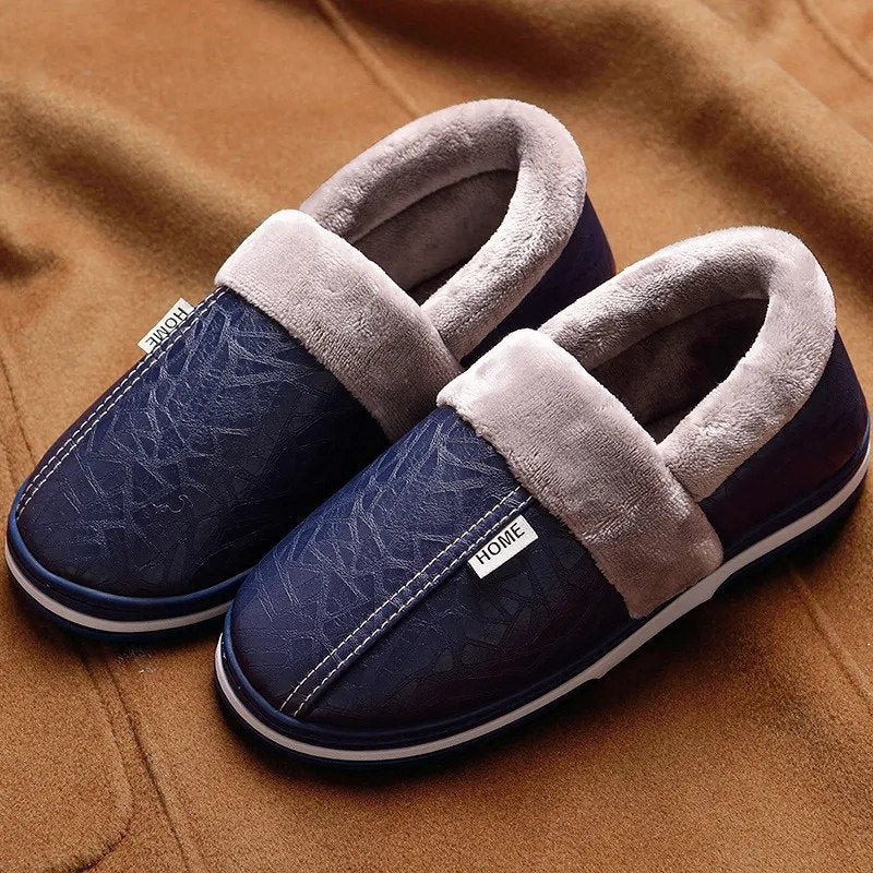 Bergen Indoor Slippers | Warm men's winter slippers-Grace Aura