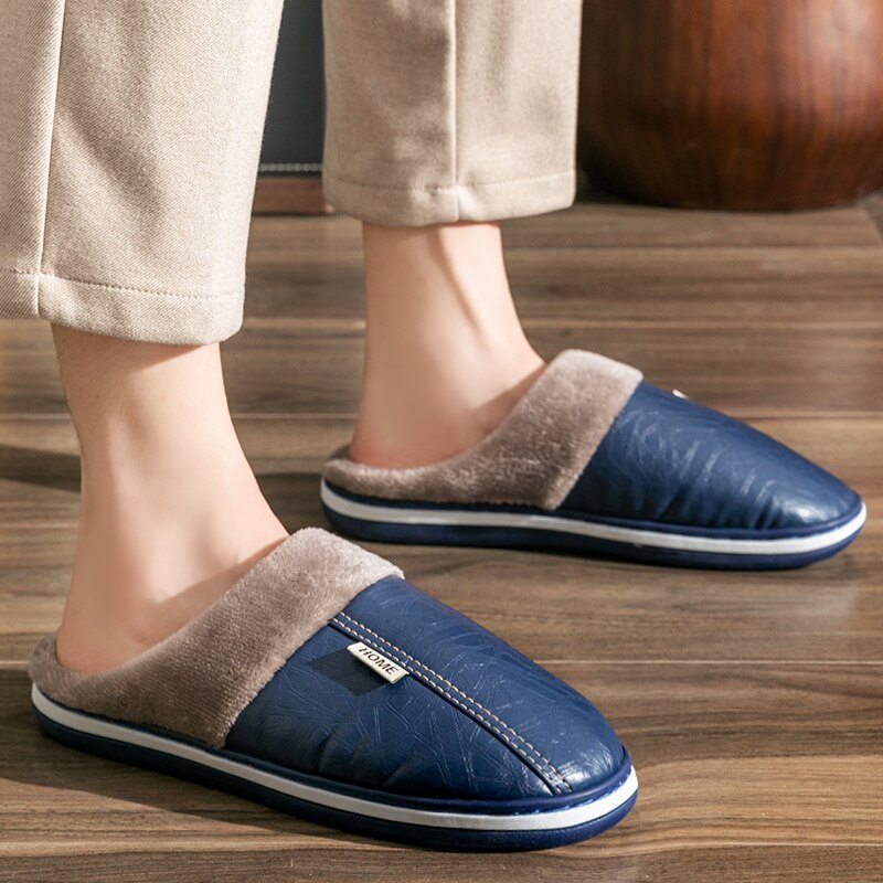 Bergen Indoor Slippers | Warm men's winter slippers-Grace Aura