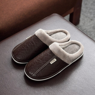 Bergen Indoor Slippers | Warm men's winter slippers-Grace Aura