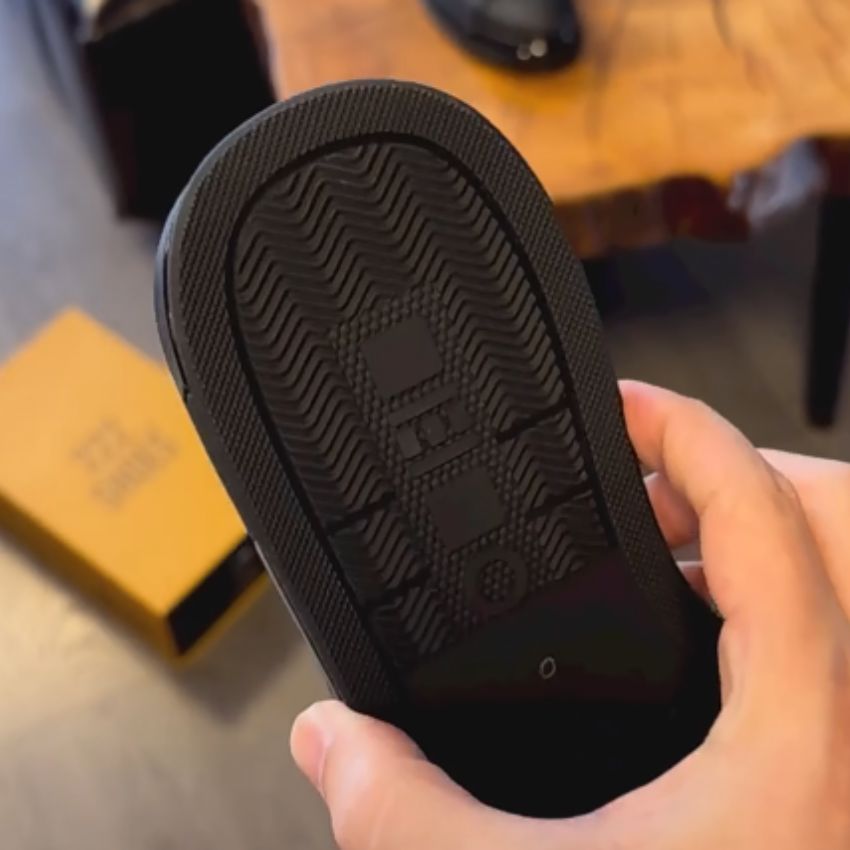 Black Sneakers - Lace-Up - Non-Slip - Walking Shoes - Men's Sneakers-Grace Aura