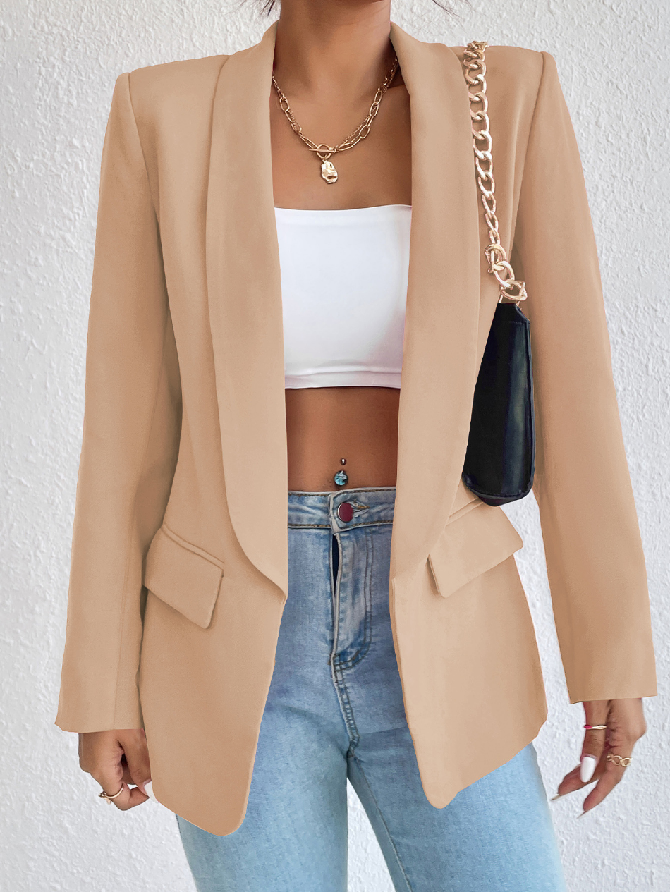 Blazer | Open Front | Classic | Women's Blazer | Women's Jacket-Grace Aura