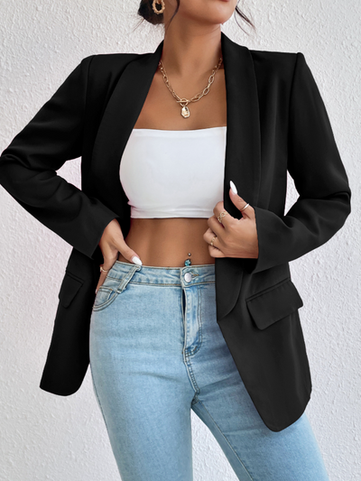 Blazer | Open Front | Classic | Women's Blazer | Women's Jacket-Grace Aura