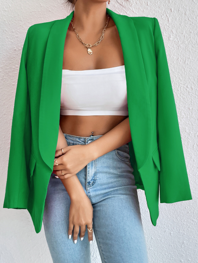 Blazer | Open Front | Classic | Women's Blazer | Women's Jacket-Grace Aura