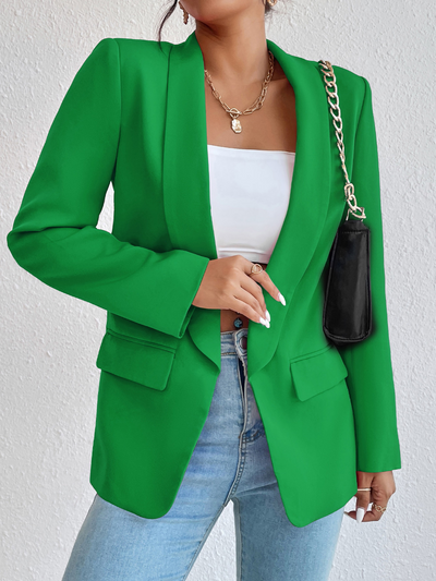 Blazer | Open Front | Classic | Women's Blazer | Women's Jacket-Grace Aura