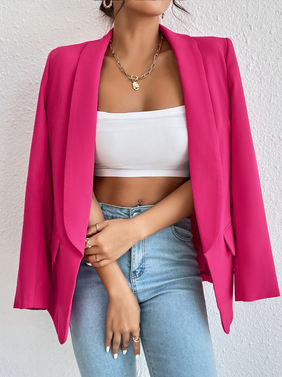 Blazer | Open Front | Classic | Women's Blazer | Women's Jacket-Grace Aura