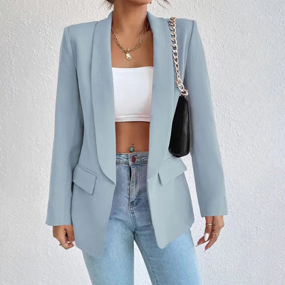 Blazer | Stylish | Open Front | Blazer Jacket | Women's Clothing-Grace Aura