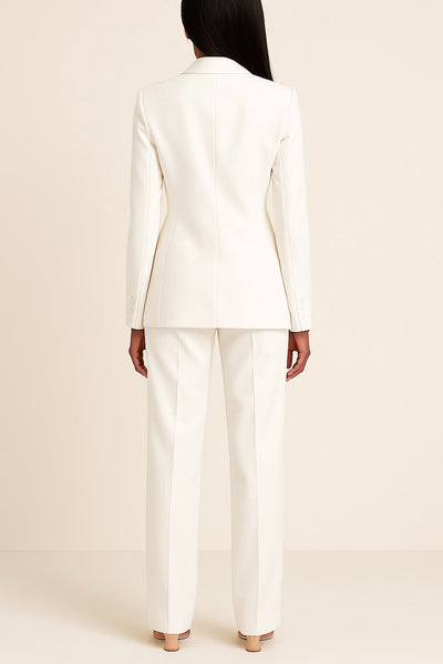 Blazer and Trouser Set | Formal | Wide Leg | Co-Ord Set | Women's Suit-Grace Aura