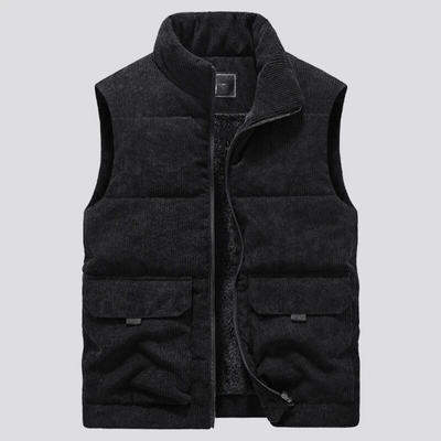 Bodywarmer | Corduroy | Padded | Puffer Vest | Men's Gilet-Grace Aura