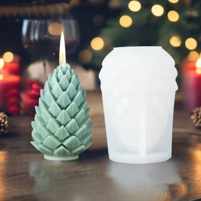 Candle Mold - Decorative 3D Christmas Candle Molds for Handmade Candles-Grace Aura