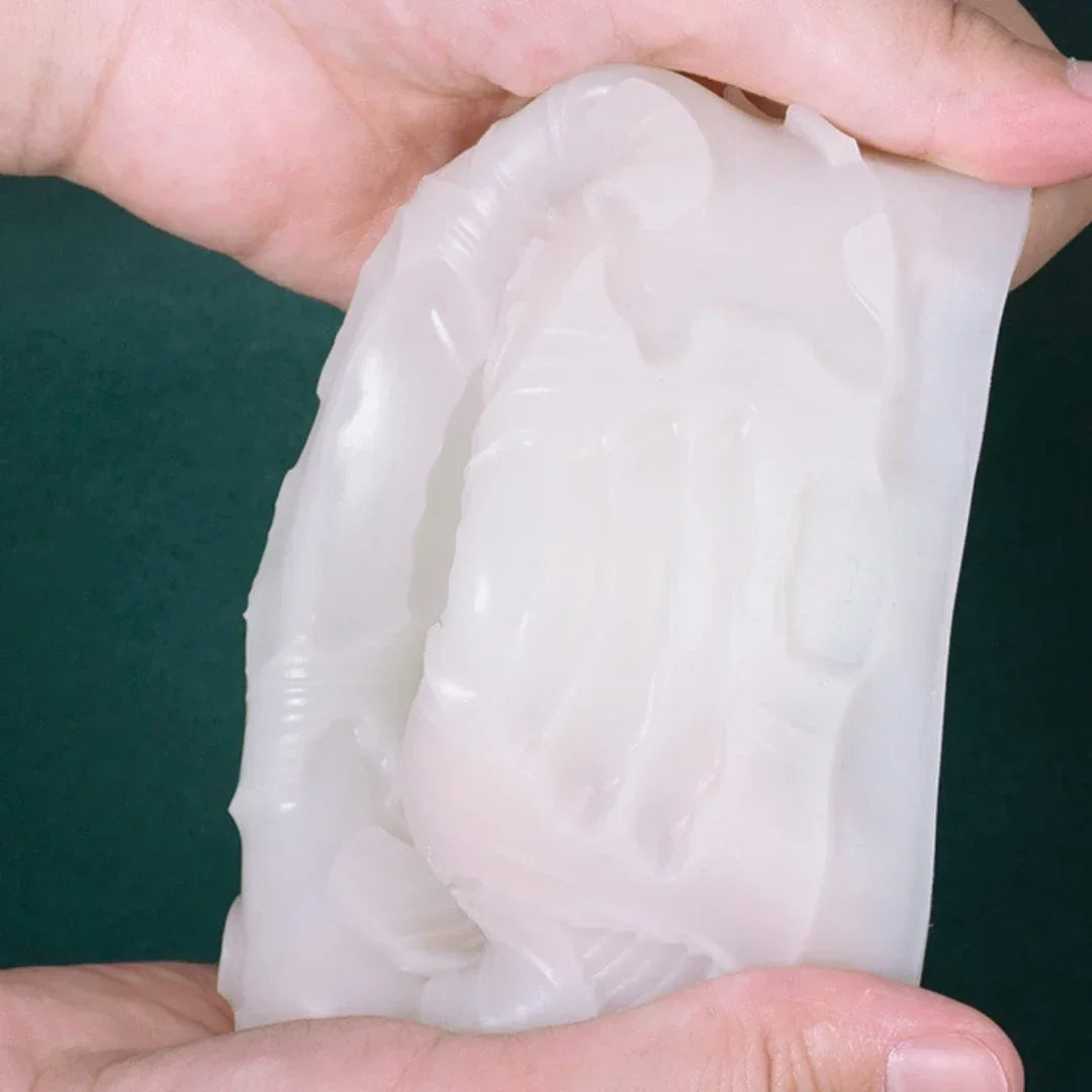 Candle Mold - Decorative 3D Christmas Candle Molds for Handmade Candles-Grace Aura