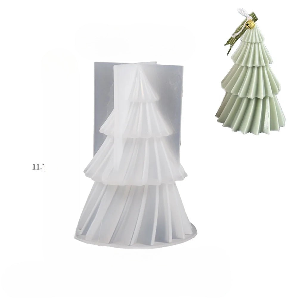 Candle Mold | Decorative | Christmas Tree | DIY Candles | Candle Moulds Christmas-Grace Aura
