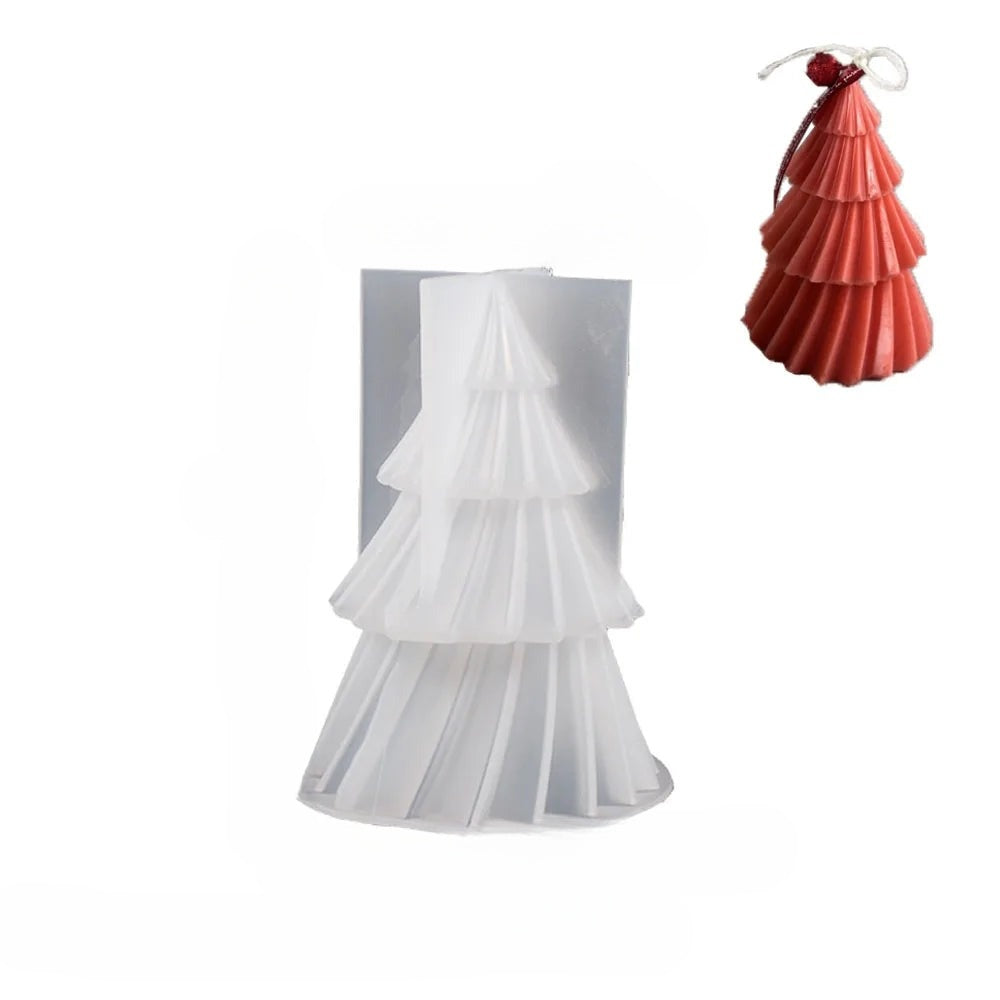 Candle Mold | Decorative | Christmas Tree | DIY Candles | Candle Moulds Christmas-Grace Aura