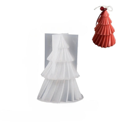 Candle Mold | Decorative | Christmas Tree | DIY Candles | Candle Moulds Christmas-Grace Aura