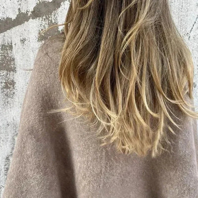 Cape Coat | Wide Sleeves | Woolen | Cape Cardigan | Women's Jacket-Grace Aura