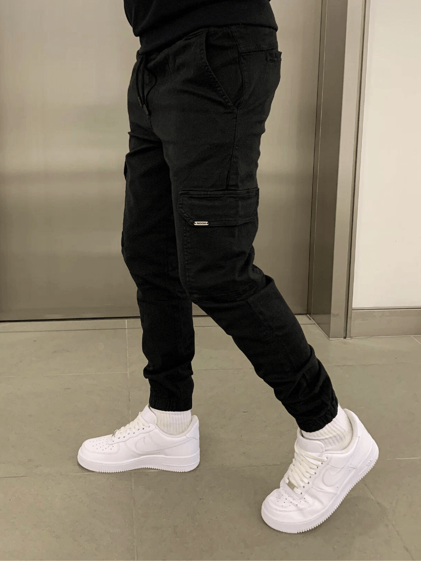 Cargo Joggers | Drawstring | Skinny | Cargo Pants | Men's Trousers-Grace Aura