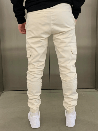 Cargo Joggers | Drawstring | Skinny | Cargo Pants | Men's Trousers-Grace Aura
