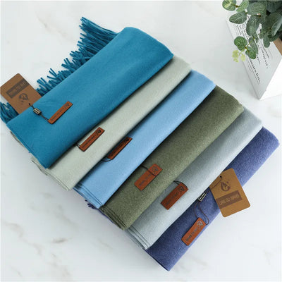 Cashmere Scarf | Warm | Woolen | Winter Scarf | Scarf for Women-Grace Aura