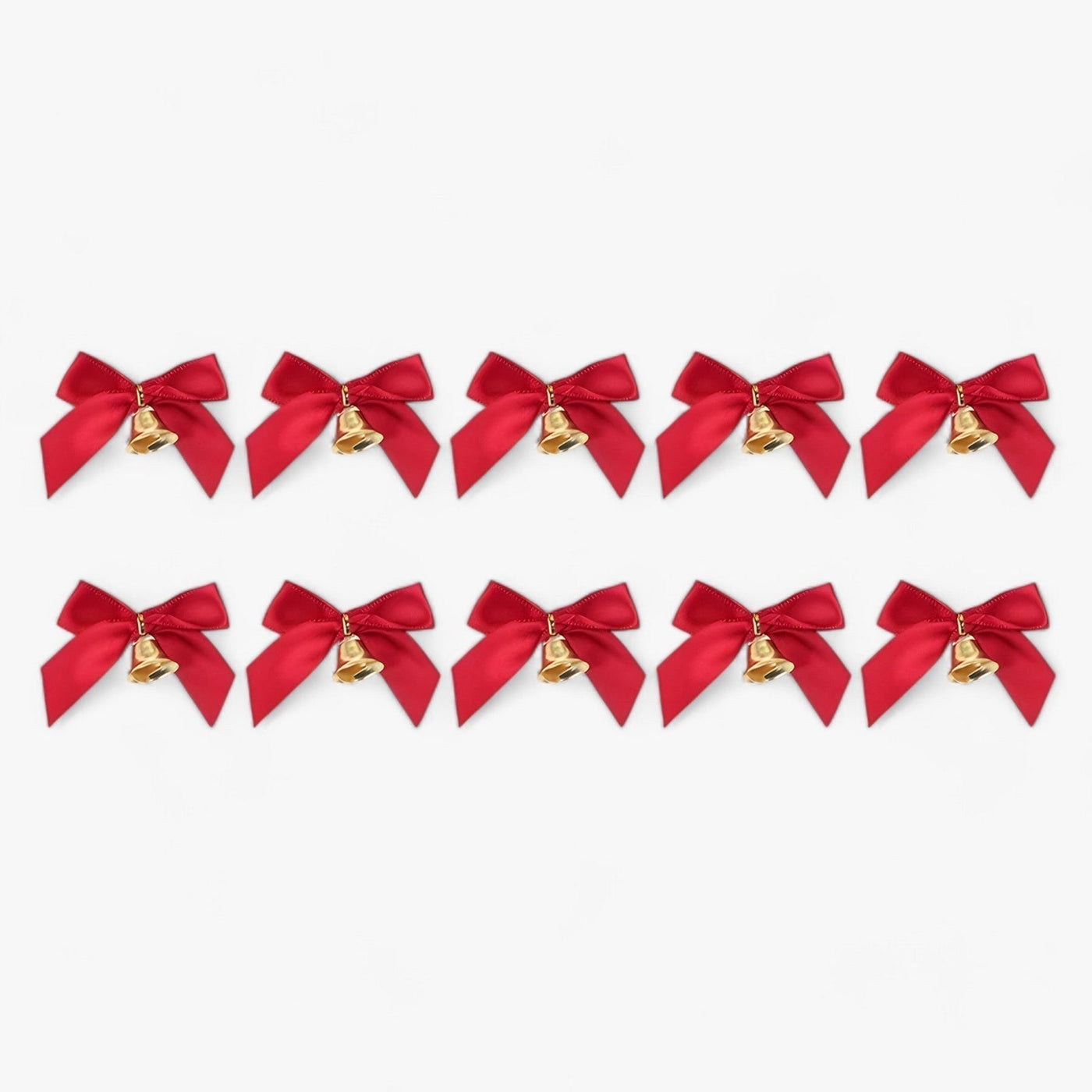 CharmBow - Decoration Christmas tree bow with small bells-Grace Aura