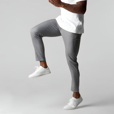 Chino Pants | Elastic Waist | Stretchy | Skinny Chinos | Mens Chinos-Grace Aura