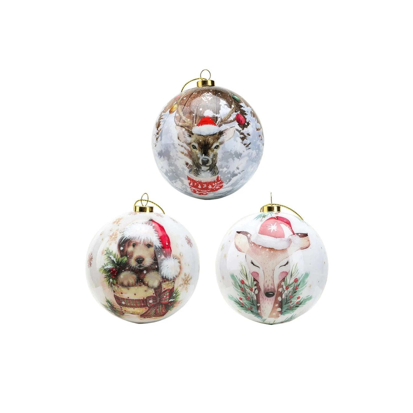 Christmas Baubles - Cute - Snowman - Christmas Ornaments - Christmas Tree Balls-Grace Aura