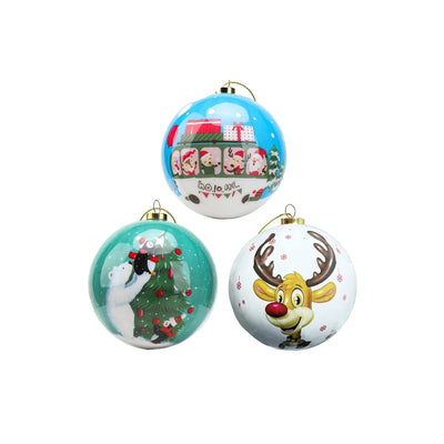 Christmas Baubles - Cute - Snowman - Christmas Ornaments - Christmas Tree Balls-Grace Aura