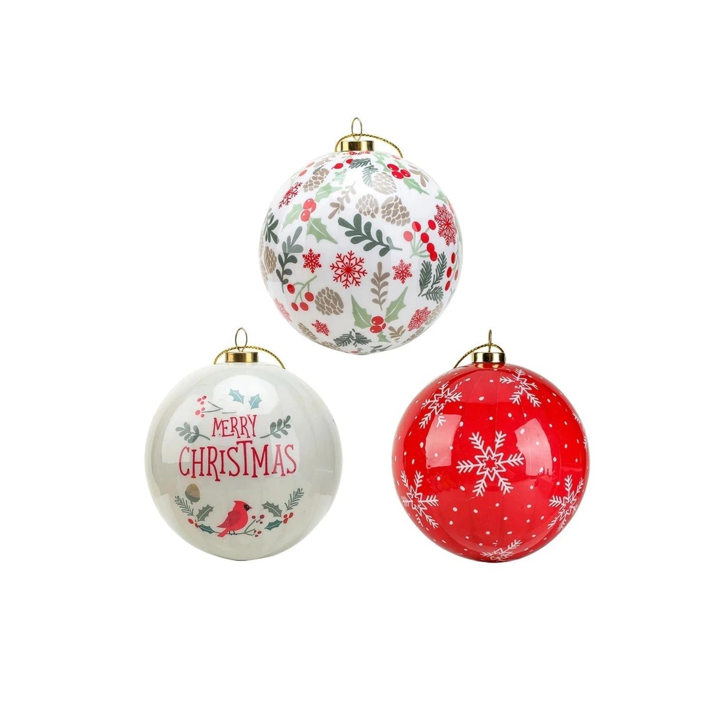 Christmas Baubles - Cute - Snowman - Christmas Ornaments - Christmas Tree Balls-Grace Aura