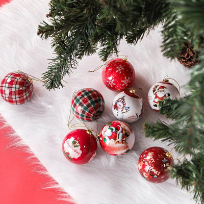 Christmas Baubles - Cute - Snowman - Christmas Ornaments - Christmas Tree Balls-Grace Aura