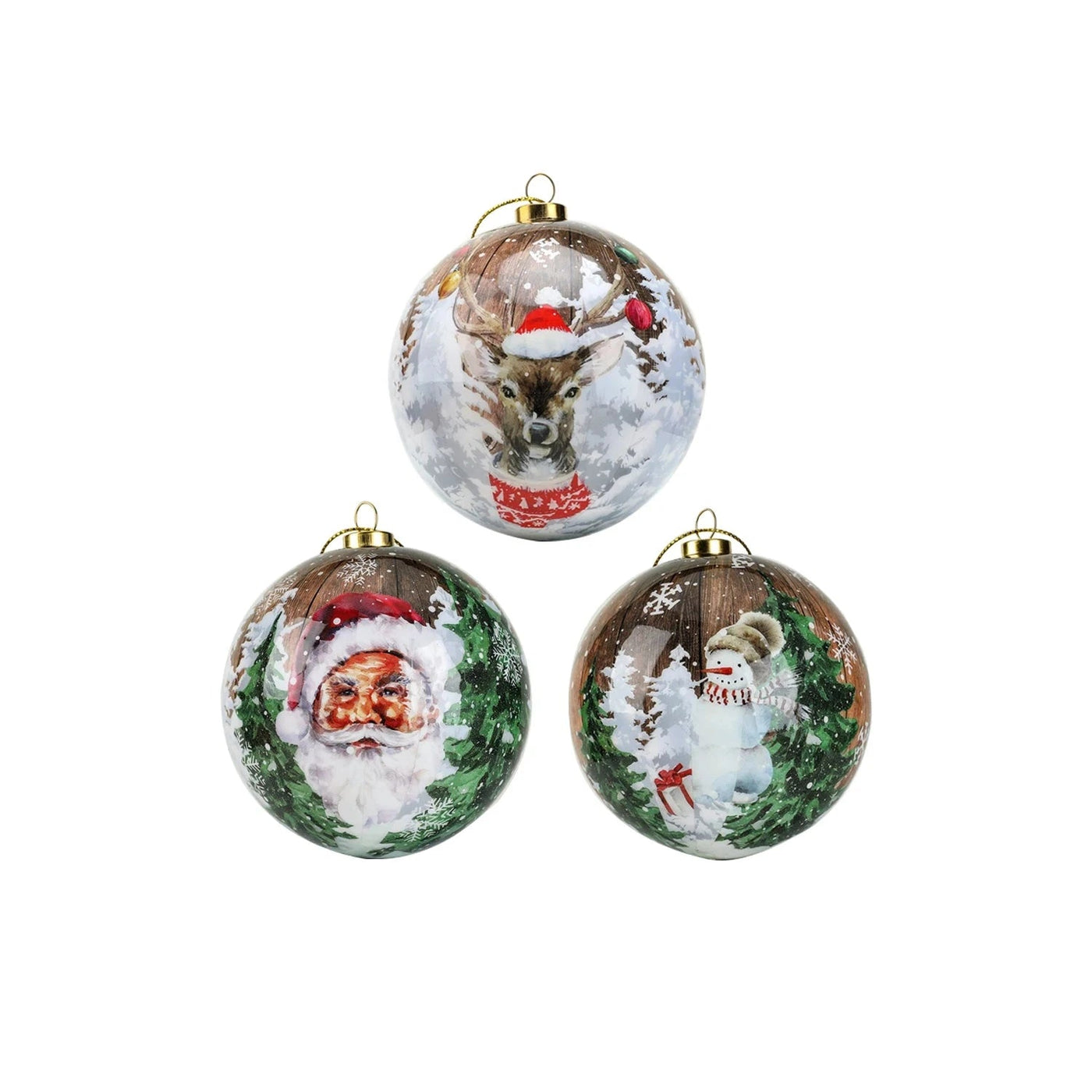Christmas Baubles - Cute - Snowman - Christmas Ornaments - Christmas Tree Balls-Grace Aura