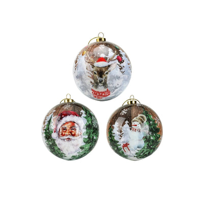 Christmas Baubles - Cute - Snowman - Christmas Ornaments - Christmas Tree Balls-Grace Aura
