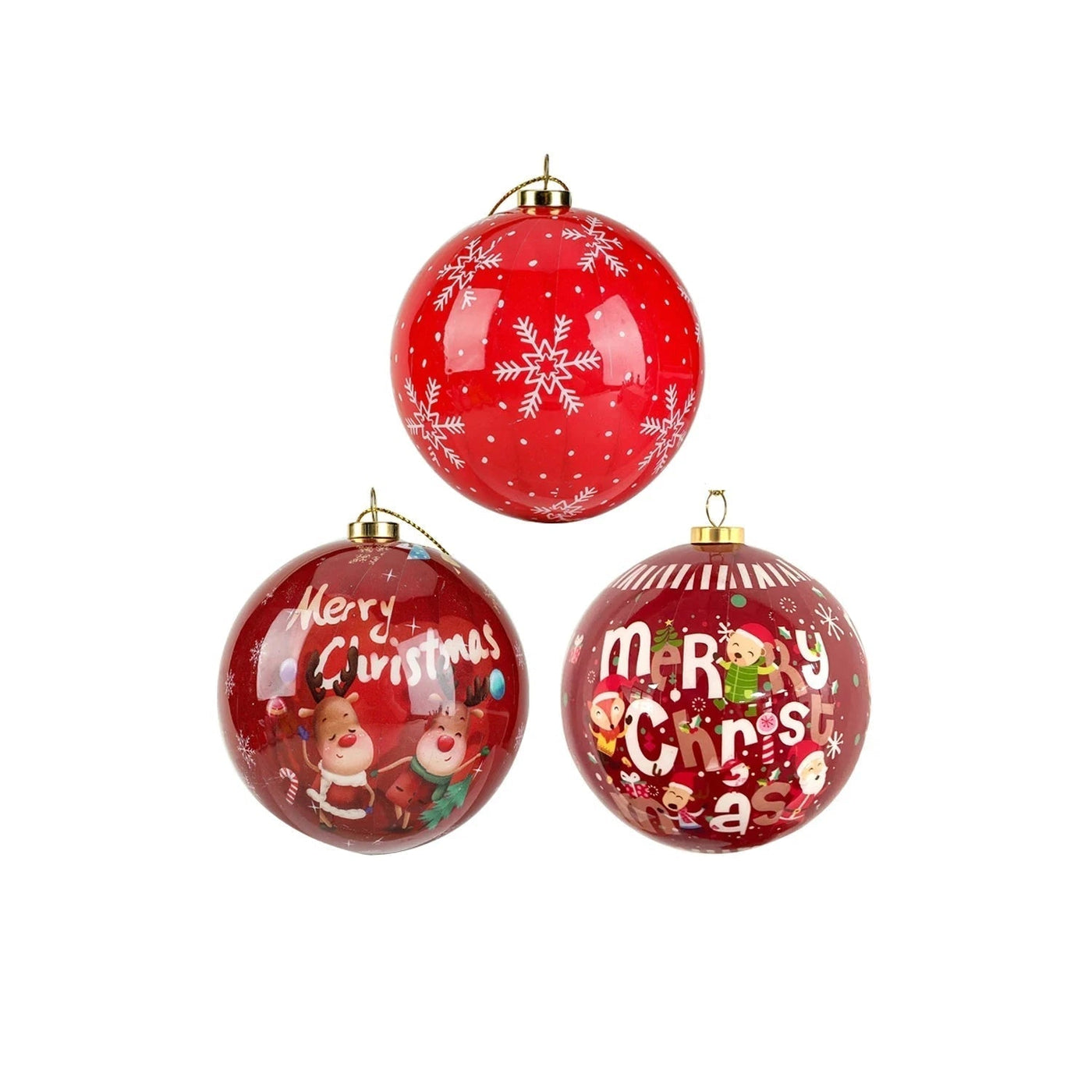 Christmas Baubles - Cute - Snowman - Christmas Ornaments - Christmas Tree Balls-Grace Aura
