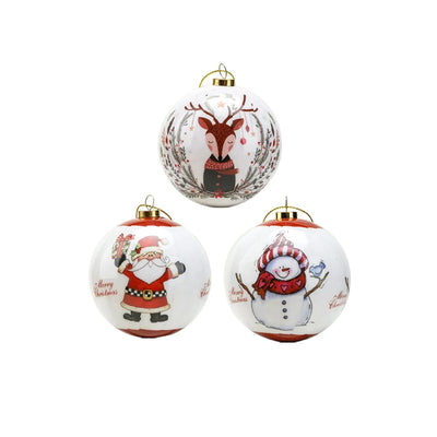 Christmas Baubles - Cute - Snowman - Christmas Ornaments - Christmas Tree Balls-Grace Aura
