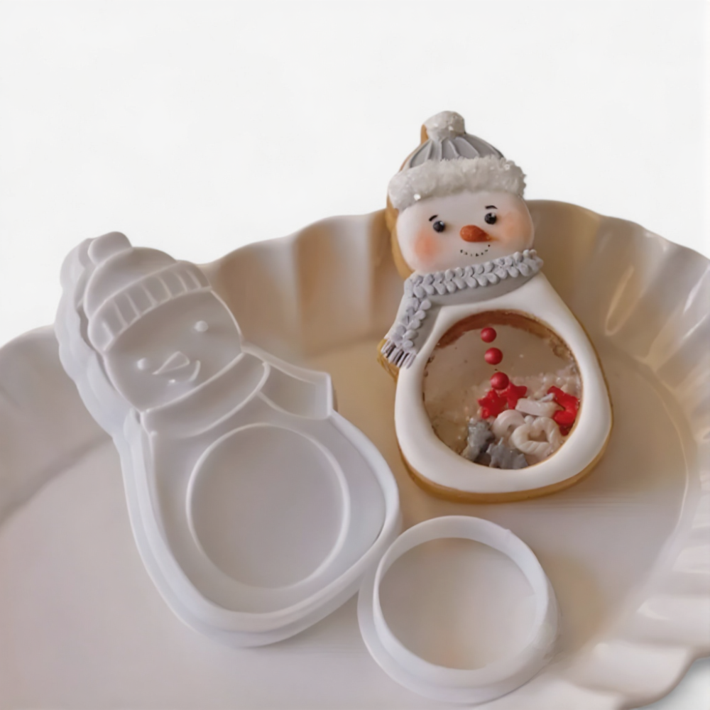 Christmas Biscuit Cutter | Double-Layer | Gingerbread | Christmas Biscuit Stamp | Christmas Baking-Grace Aura