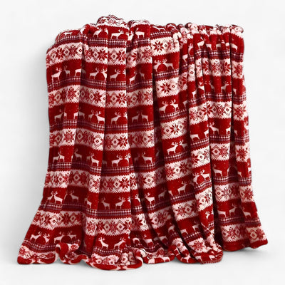 Christmas Blanket | Cozy | Fleece | Xmas Throw Blankets | Christmas Throws for Couch-Grace Aura
