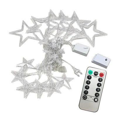 Christmas Curtain Lights | LED | Star Lights | Christmas Window Lights | Christmas Lights-Grace Aura