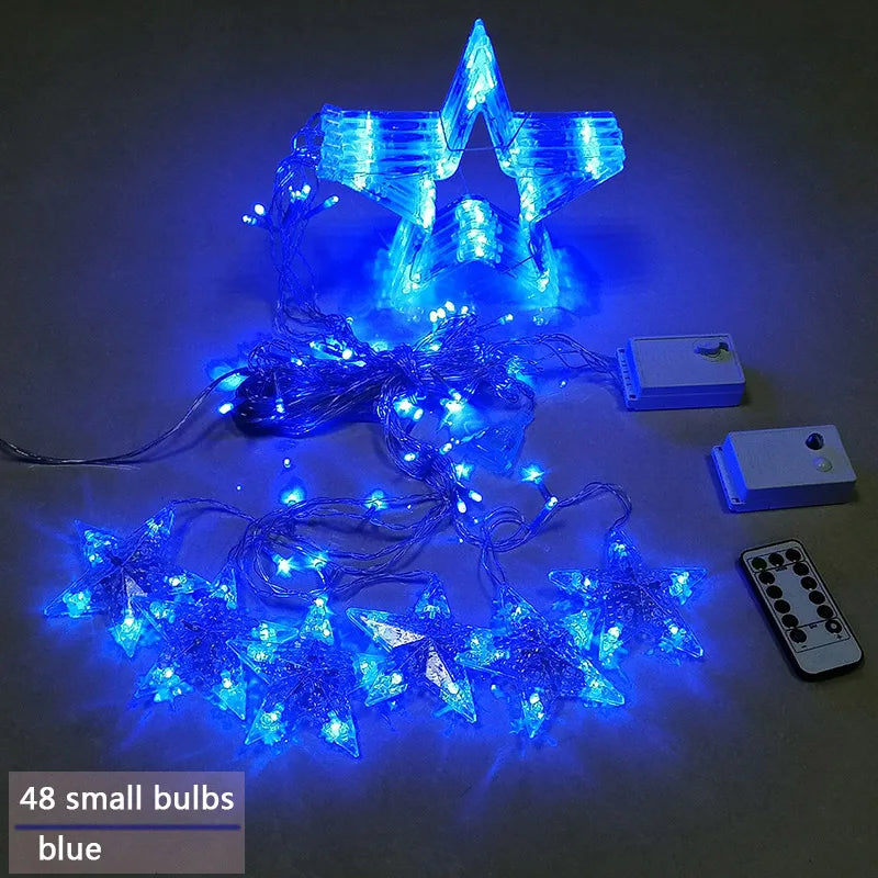 Christmas Curtain Lights | LED | Star Lights | Christmas Window Lights | Christmas Lights-Grace Aura