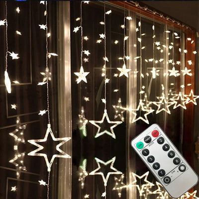 Christmas Curtain Lights | LED | Star Lights | Christmas Window Lights | Christmas Lights-Grace Aura