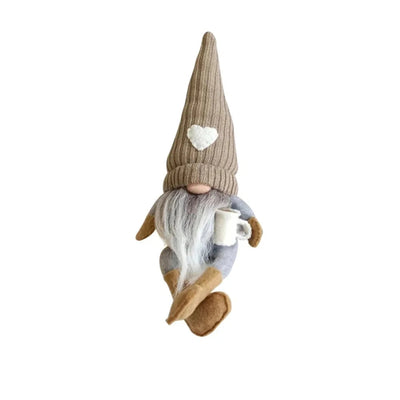 Christmas Gnome - Nordic - Sitting - Scandinavian Gnomes - Tomte Gnomes-Grace Aura
