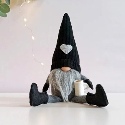 Christmas Gnome - Nordic - Sitting - Scandinavian Gnomes - Tomte Gnomes-Grace Aura