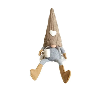Christmas Gnome - Nordic - Sitting - Scandinavian Gnomes - Tomte Gnomes-Grace Aura