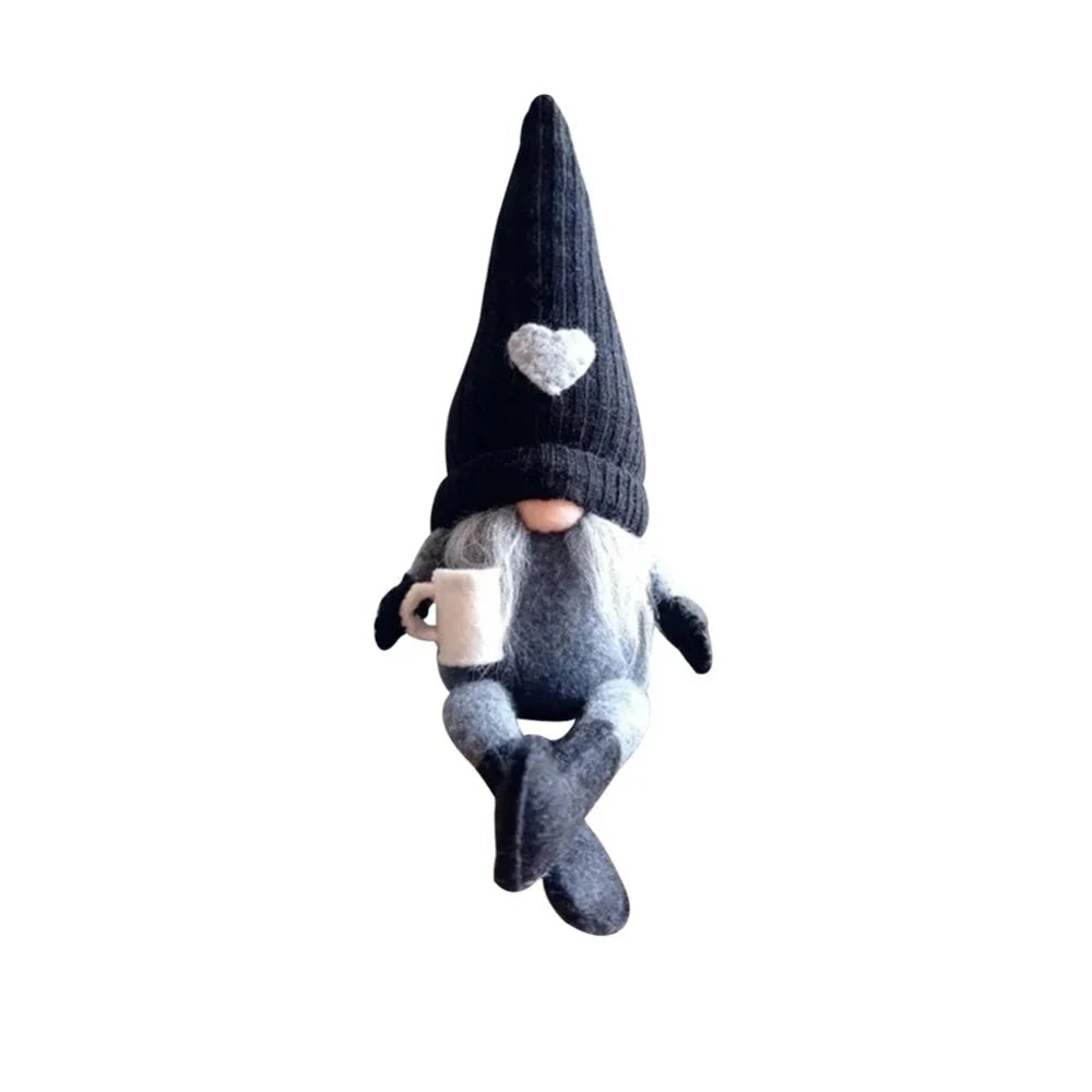 Christmas Gnome - Nordic - Sitting - Scandinavian Gnomes - Tomte Gnomes-Grace Aura