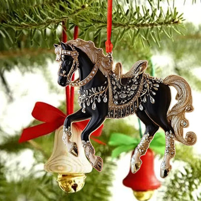 Christmas Horse Ornament - Hanging Christmas Tree Horse Decoration-Grace Aura