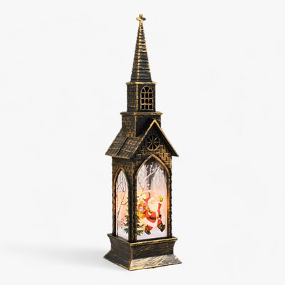 Christmas Lantern - Decoration - Light-Up - LED Lantern - Festive Lantern-Grace Aura