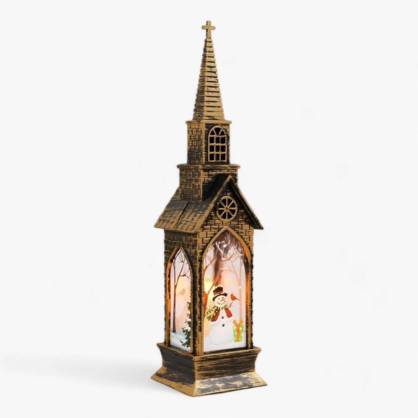 Christmas Lantern - Decoration - Light-Up - LED Lantern - Festive Lantern-Grace Aura