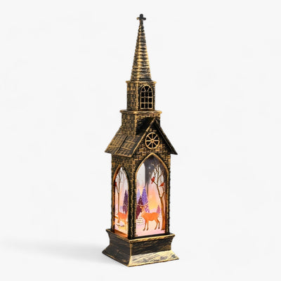 Christmas Lantern - Decoration - Light-Up - LED Lantern - Festive Lantern-Grace Aura