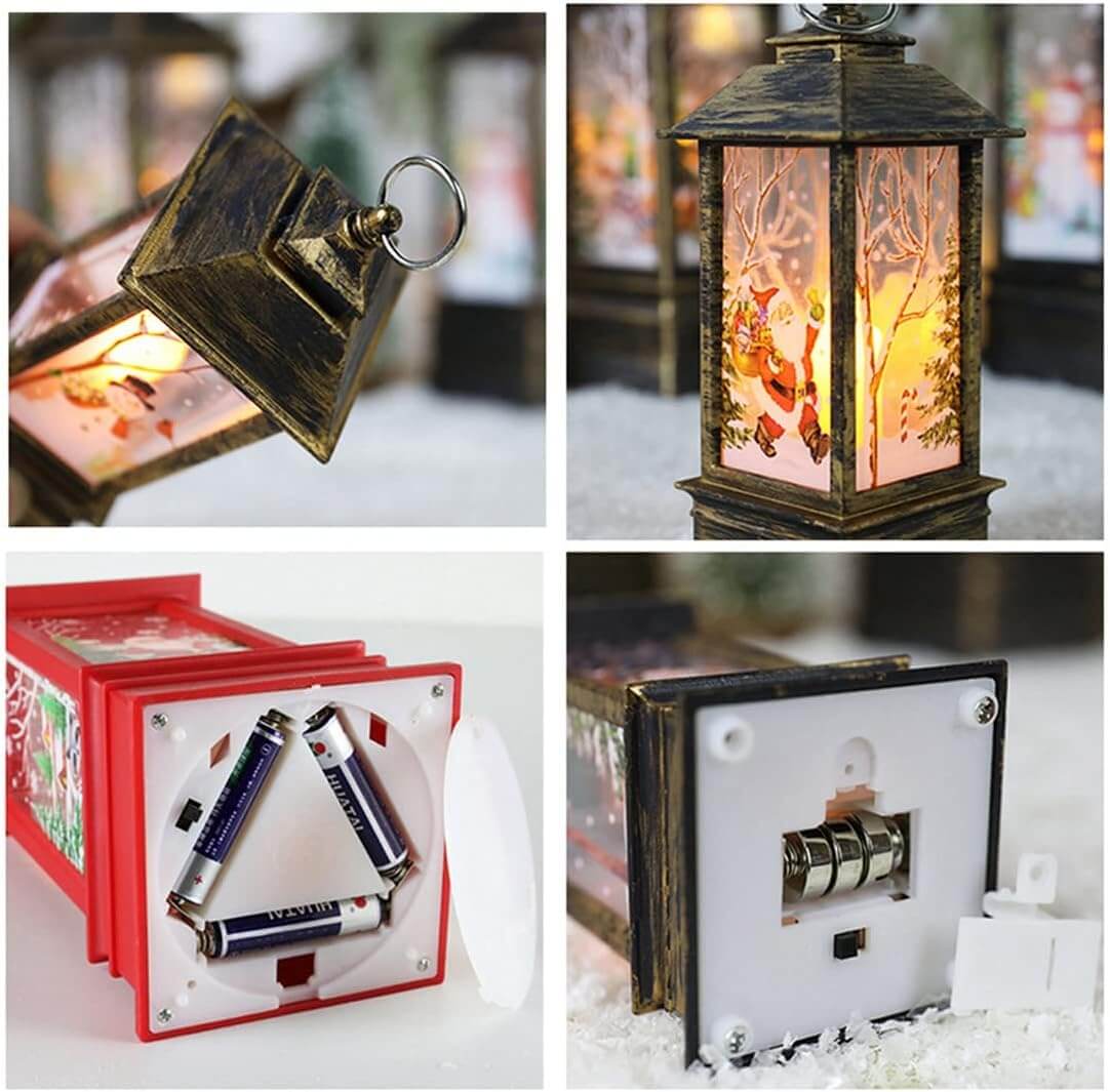 Christmas Lantern | Wireless | LED Light | Christmas Light | Christmas Decor-Grace Aura